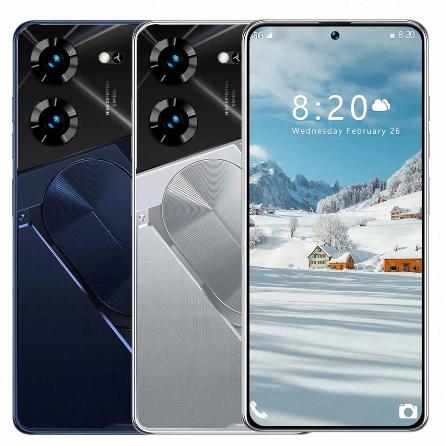 Wholesale Cheap Price Smartphone  POVA5 Pro 5G Mobile Phone 108M High-definition Camera Dual Card Android Mobile Phone