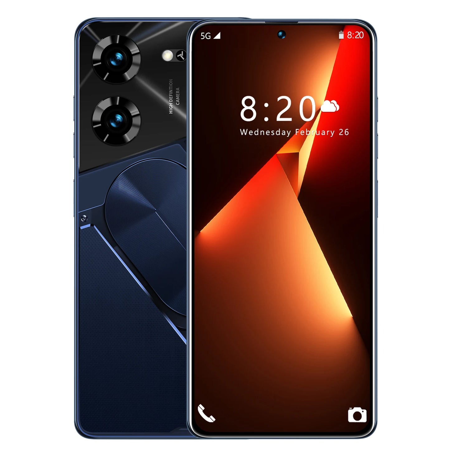 Wholesale Cheap Price Smartphone  POVA5 Pro 5G Mobile Phone 108M High-definition Camera Dual Card Android Mobile Phone