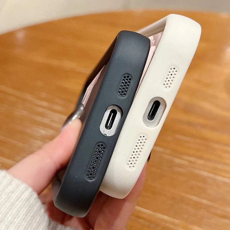 Case For iPhone 16 15 14 13 12 11 Pro Max Beautiful Flower Silicone TPU Phone Cover For iPhone 15 Cases