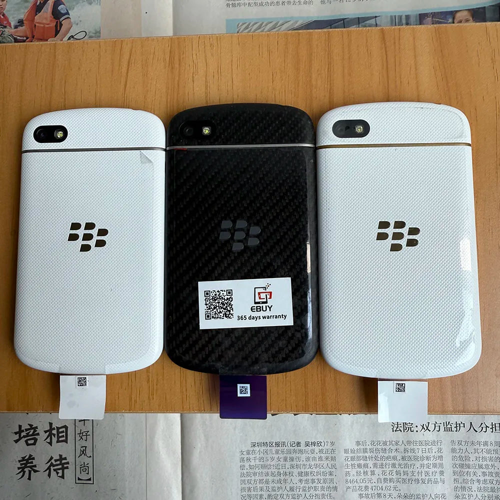 Original Blackberry Q10 4G Mobile Phone 3.1" 2GB RAM 16GB ROM 8MP English Arabic QWERTY Keyboard Dual Core Unlocked Cellphone