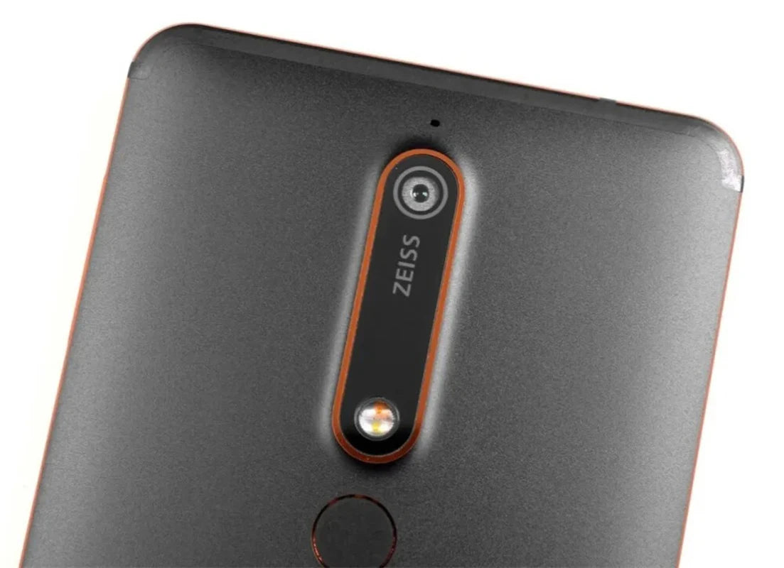 Nokia 6.1 Smartphone 5.5 Inches 3GB RAM 32GB ROM 16MP 1080P LTE 4G Single SIM Fingerprint Unlocked Android Cellphone Used Phone