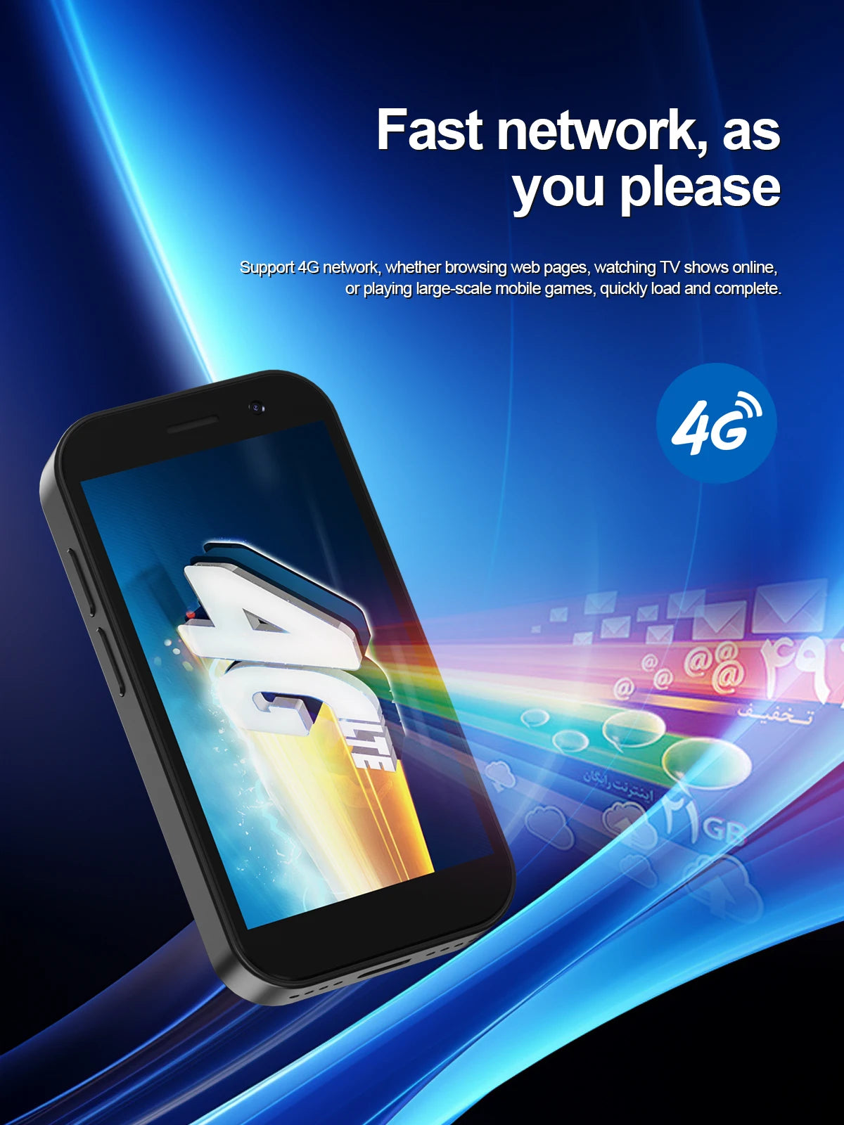 2024 New SERVO KING8000 Mini Smartphone Android 4G LTE Global GPS 3" Display 5MP Camera WIFI Small Mobile Phones 2000mAh Battery