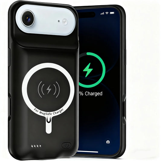 10000mAh cell phone Battery Charger Case for iPhone 17 Air Wireless Charging rechargeable phone case power bank battery pack