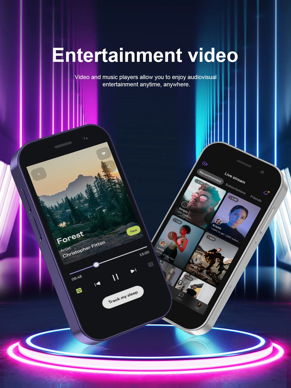 2024 New SERVO KING8000 Mini Smartphone Android 4G LTE Global GPS 3" Display 5MP Camera WIFI Small Mobile Phones 2000mAh Battery