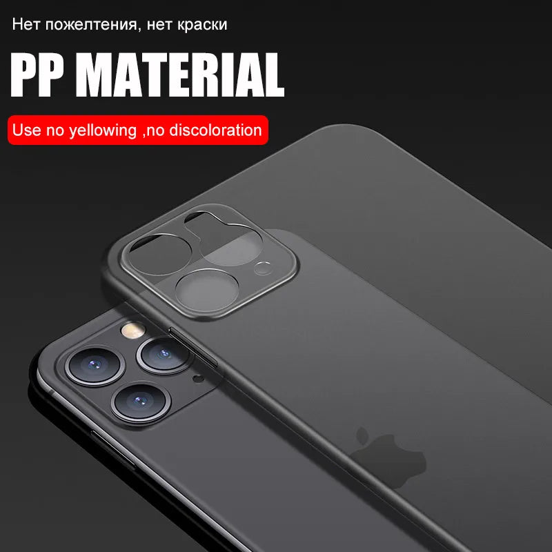 0.3MM Ultra Thin Phone Case For iphone 15 Pro Max Fundas For iphone15 Plus 15Pro Max Very Thin PP Back Cover Cases