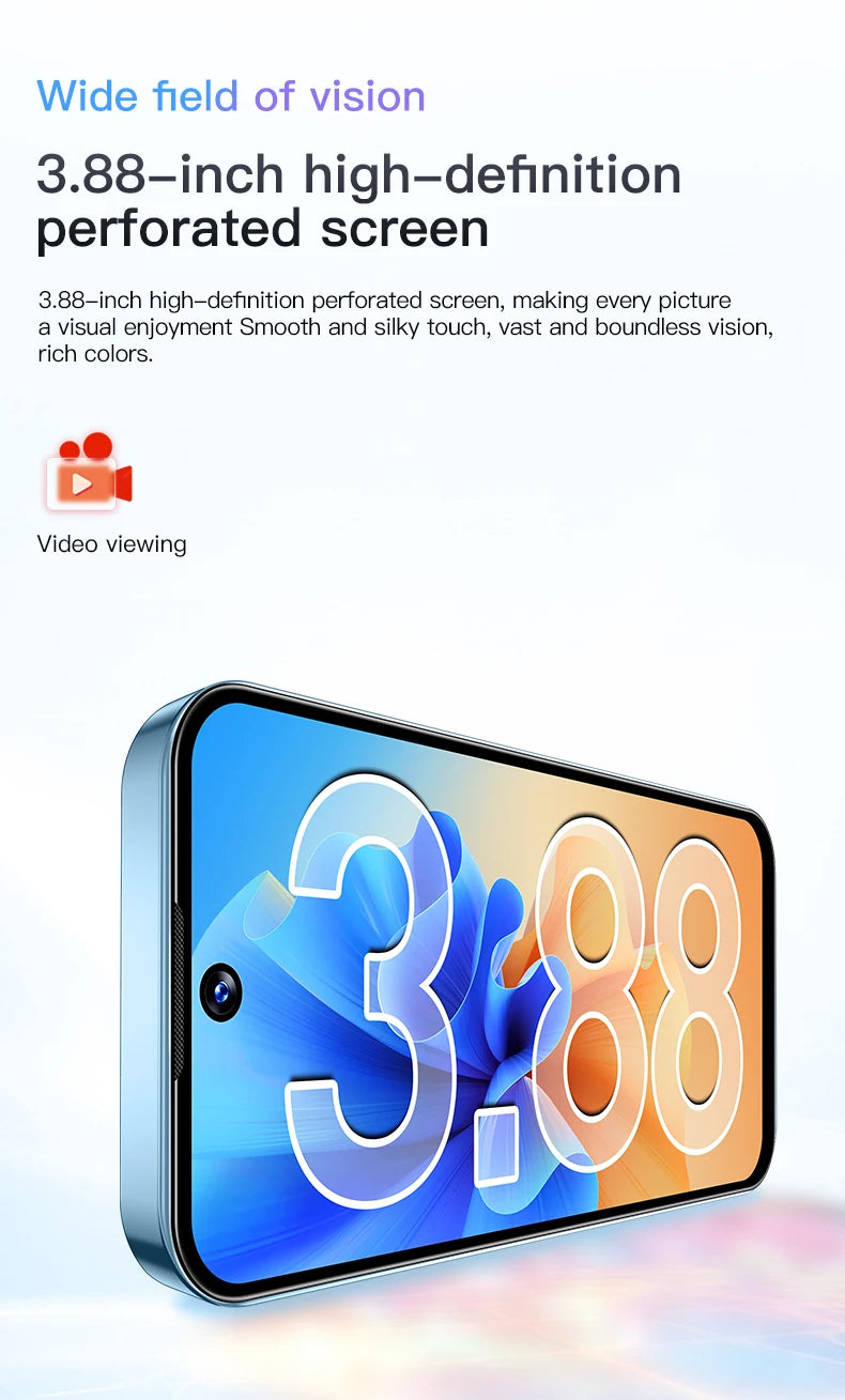 SOYES XS19 Mini Smartphone 3.88in 2GB RAM 16GB ROM Android10.0 With Facial Recognition Dual SIM Standby 3G Network Small Phone