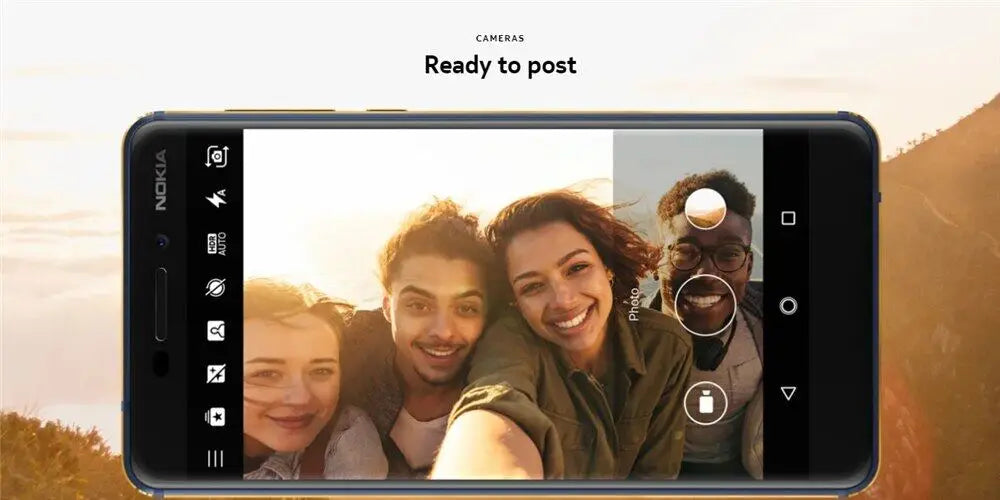 Nokia 6.1 Smartphone 5.5 Inches 3GB RAM 32GB ROM 16MP 1080P LTE 4G Single SIM Fingerprint Unlocked Android Cellphone Used Phone