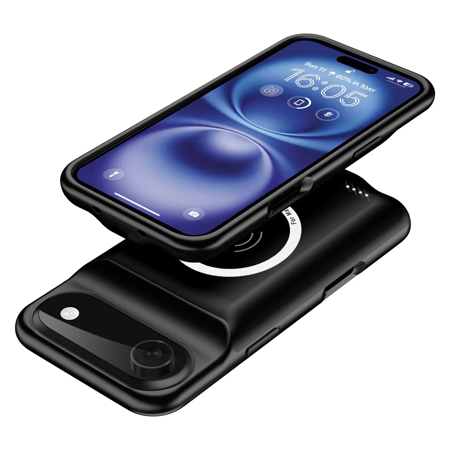 10000mAh cell phone Battery Charger Case for iPhone 17 Air Wireless Charging rechargeable phone case power bank battery pack