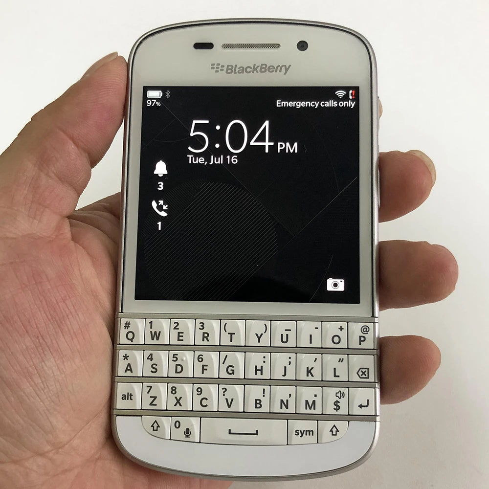 Original Blackberry Q10 4G Mobile Phone 3.1" 2GB RAM 16GB ROM 8MP English Arabic QWERTY Keyboard Dual Core Unlocked Cellphone