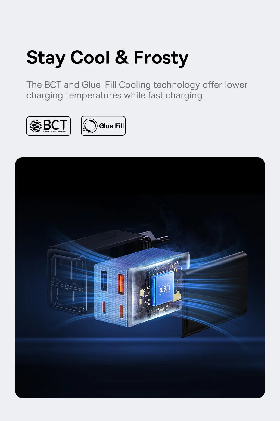 【New Sale】Baseus 65W USB C Charger GaN Charger Support QC PD Charge Portable Fast Charger For iPhone 17 16 15 Laptop Charger