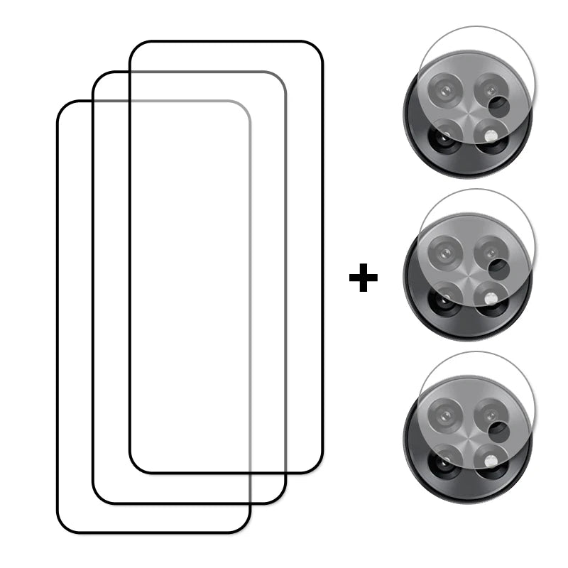 Full Cover Tempered Glass For Oneplus 13R Glass Screen Protector Oneplus 13R Protective Phone Camera Lens Film Oneplus Ace 5 Pro