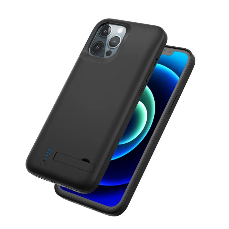 10000mAh Smart Battery Case for iPhone 16 15 14 Pro Max Portable Power Bank Charging Charger Cover for iPhone 16 15 14 Plus