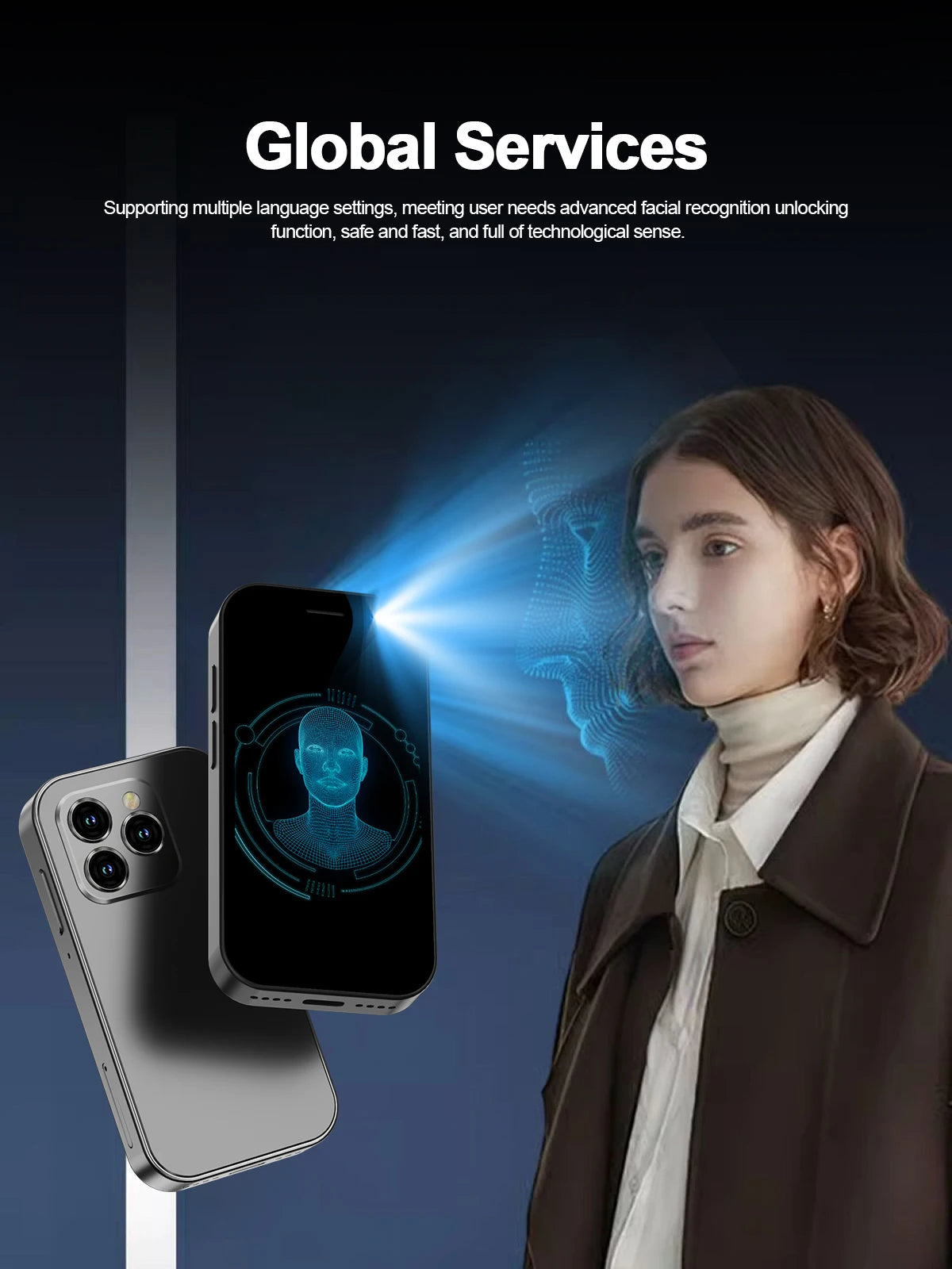 2024 New SERVO KING8000 Mini Smartphone Android 4G LTE Global GPS 3" Display 5MP Camera WIFI Small Mobile Phones 2000mAh Battery