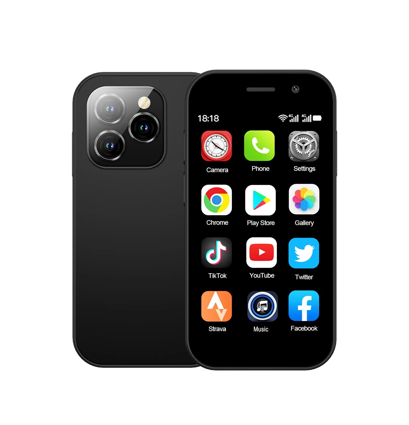 2024 New SERVO KING8000 Mini Smartphone Android 4G LTE Global GPS 3" Display 5MP Camera WIFI Small Mobile Phones 2000mAh Battery