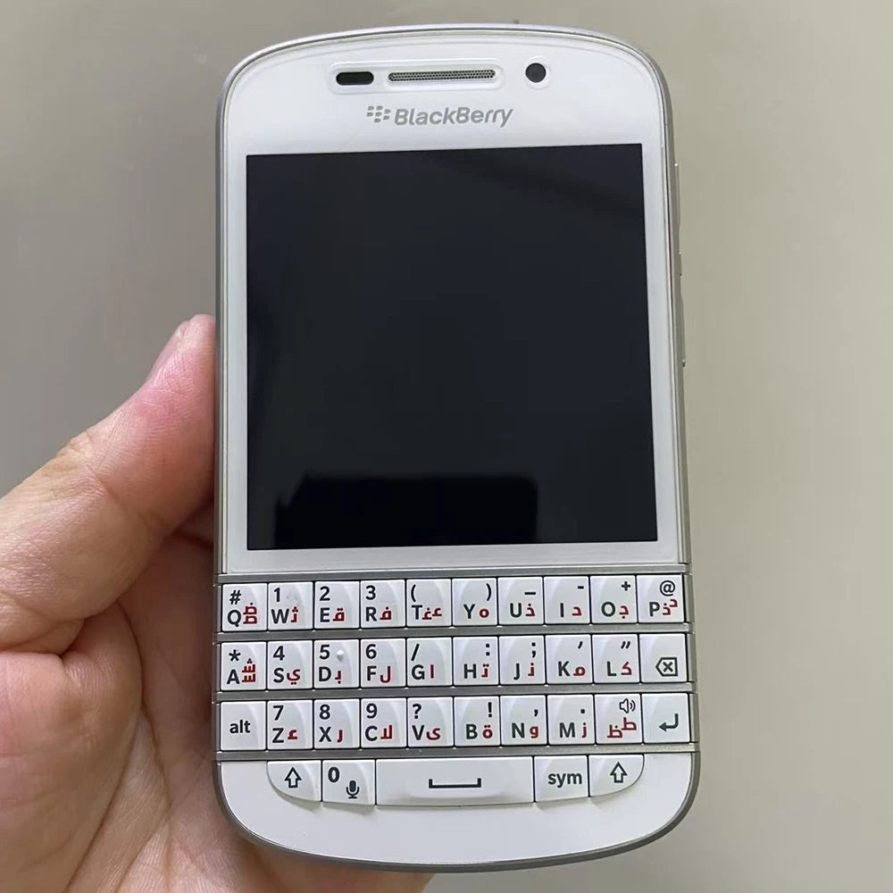 Original Blackberry Q10 4G Mobile Phone 3.1" 2GB RAM 16GB ROM 8MP English Arabic QWERTY Keyboard Dual Core Unlocked Cellphone