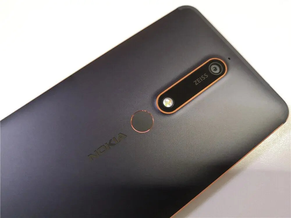 Nokia 6.1 Smartphone 5.5 Inches 3GB RAM 32GB ROM 16MP 1080P LTE 4G Single SIM Fingerprint Unlocked Android Cellphone Used Phone