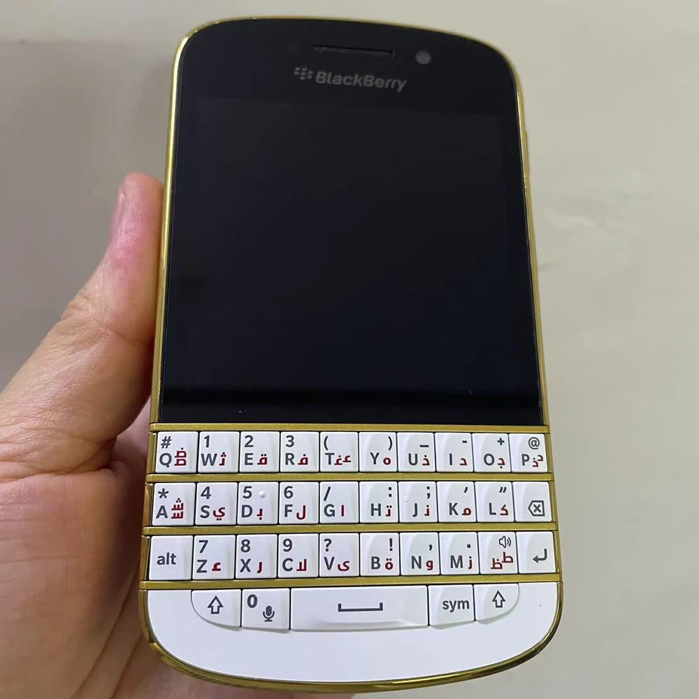 Original Blackberry Q10 4G Mobile Phone 3.1" 2GB RAM 16GB ROM 8MP English Arabic QWERTY Keyboard Dual Core Unlocked Cellphone