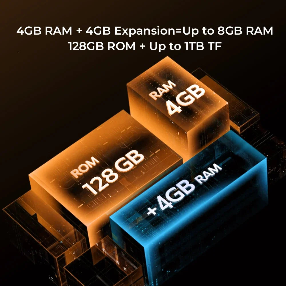 New Oukitel WP28S Rugged 4G Smartphones 6.52Inch HD Octa Core 4GB+128GB Android 14 Mobile Phone 10600mAh Battery 13MP Camera NFC