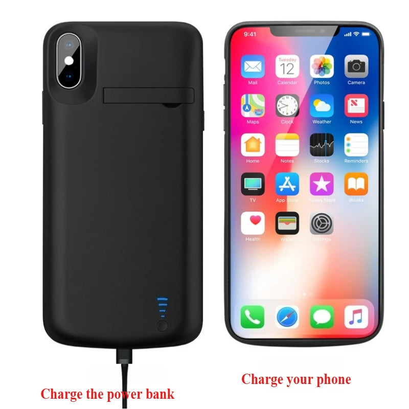 10000mAh Smart Battery Case for iPhone 16 15 14 Pro Max Portable Power Bank Charging Charger Cover for iPhone 16 15 14 Plus