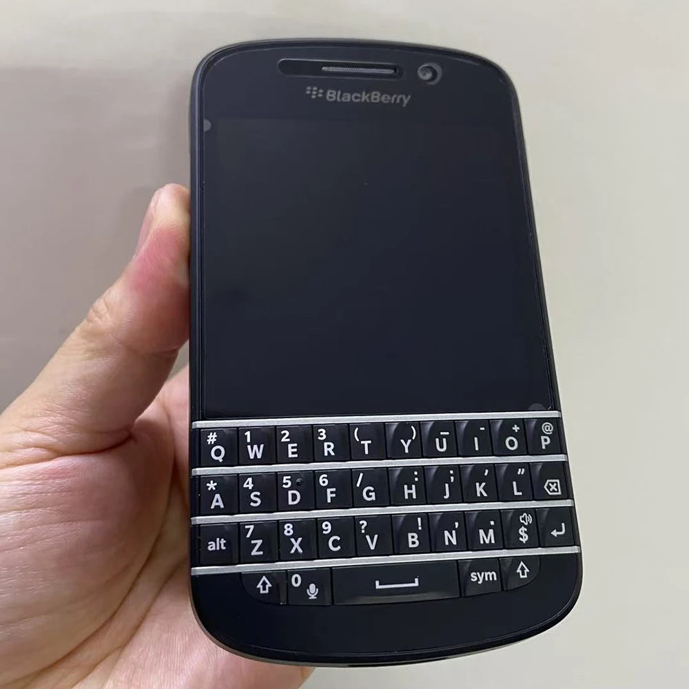 Original Blackberry Q10 4G Mobile Phone 3.1" 2GB RAM 16GB ROM 8MP English Arabic QWERTY Keyboard Dual Core Unlocked Cellphone